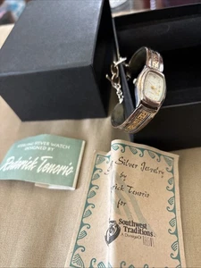 RMT Roderick & Marilyn Tenorio Sterling Silver & 14k Gold Watch - New Untested - Picture 1 of 8