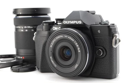 [MINT]OLYMPUS OM-D E-M10 Mark III 16.1 MP 14-42mm 40-150mm Lens set From JAPAN - Image 1 of 4