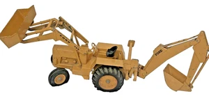 ERTL Ford 755 Backhoe Loader Tractor 1/12 Diecast Vintage Construction Toy - Picture 1 of 18