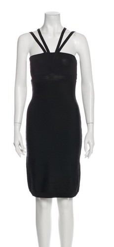 Vestito VERSACE nero bodycon sexy piccolo nero! 42