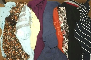 Women BUNDLE RESELLER WHOLESALE Clothing BOX Jackets Sweaters Tops 10 Pc L 12-14 - Picture 1 of 4