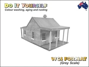 HO Scale Australian Model Railway Buildings WGS Format SAWTOOTH COTTAGE - Picture 1 of 4