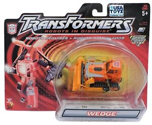 Misb Transformers Robot Disguise Wedge Level 3 2001 Sealed New Hasbro 80642