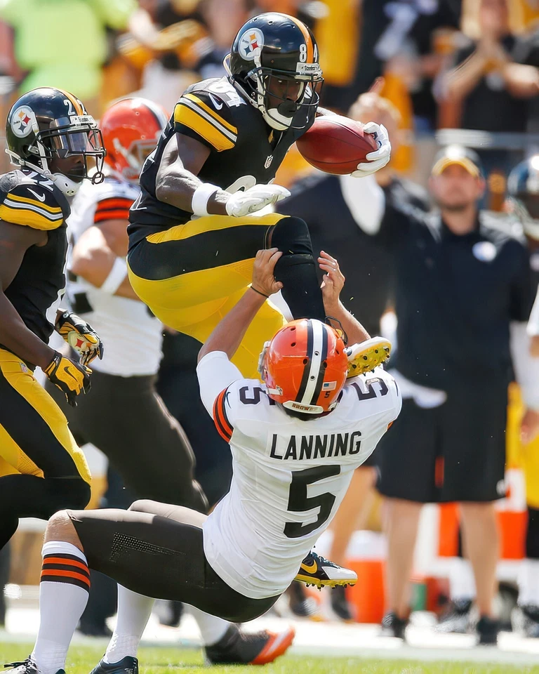 Impresión fotográfica brillante 35 Antonio Brown #84 Pittsburgh Steelers NFL 8"X10" Foto 1 de 1