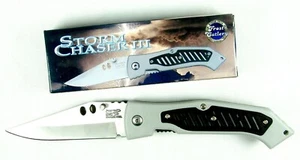 New Frost Cutlery STORM CHASER III Folding Lock Blade Knife #15-976S - Picture 1 of 5