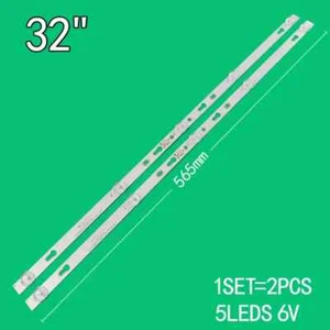 Led-Streifen für 32HD3121 32HD3131 32HD3301 32H3306 T32RTL5130 T32RTE1180 32A160 - Picture 1 of 4