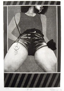 Klaus Böttger 1942 Dresden / Radierung, handsigniert / Go Go / 1969 - Bild 1 von 7