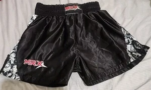 MRX Muay Thai Shorts Youth Size L 26-29 Kick Boxing MMA Martial Arts UFC Trunks - Picture 1 of 4
