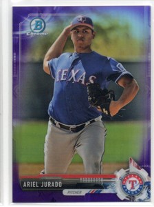 Ariel Jurado 2017 Bowman Draft Chrome #BDC-57 Purple Refractor /250