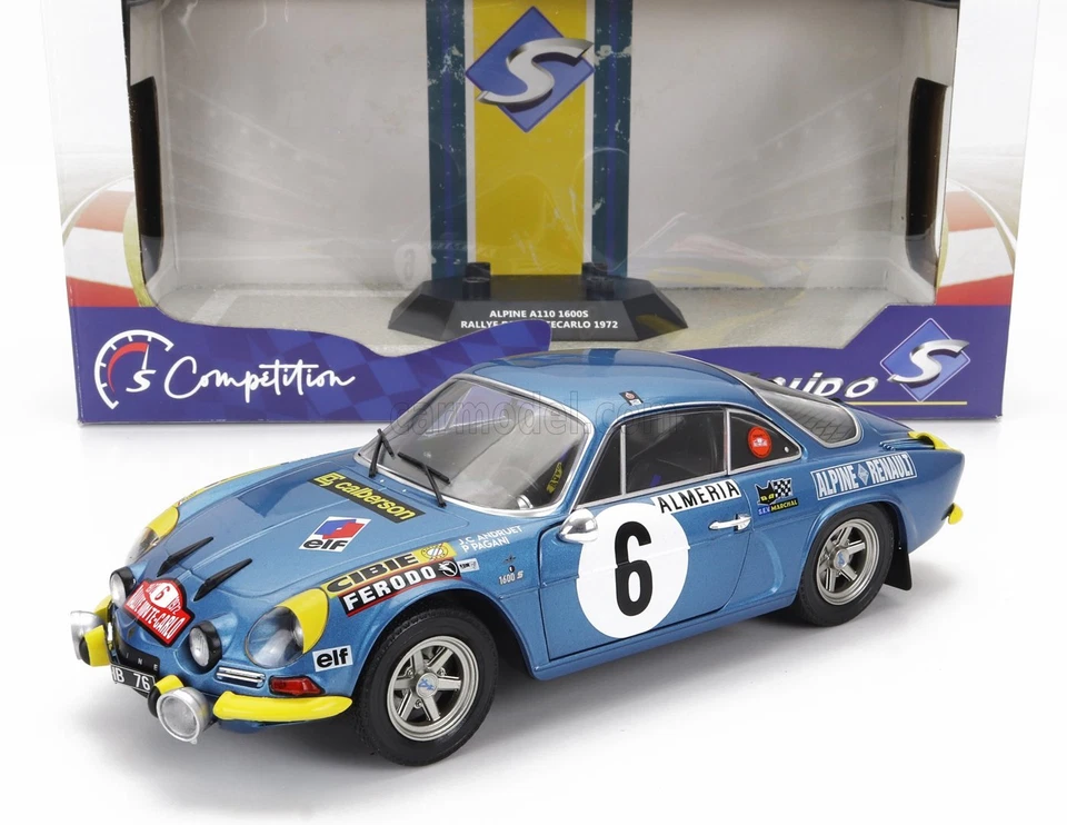 1/18 SOLIDO - RENAULT - ALPINE A110 1600S (night version) N 6 RALLY 1804207 - Immagine 1 di 1