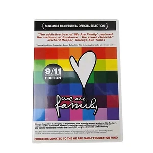 WE ARE FAMILY 9/11 (DVD) SPIKE LEE, TAYLOR DAYNE, PATTI LABELLE, SISTER SLEDGE - Picture 1 of 8