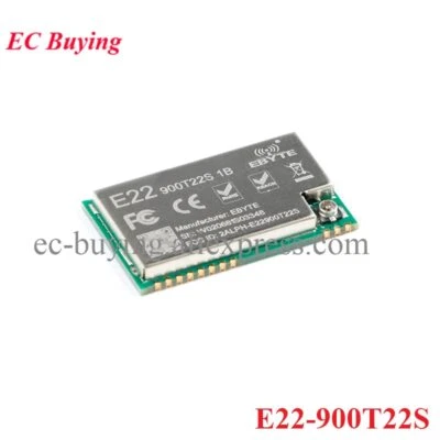 SX1262 LoRa Module 915MHz 868MHz E22-900T22S 22dBm IoT RF Wireless Transceiver - Image 1 of 4