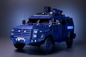 1/18 Pequeño Diente de Sable Vehículo Blindado Policía de Hong Kong PTU ATC18059 - Imagen 1 de 9