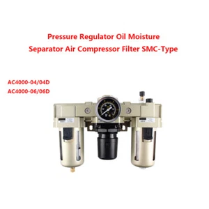 AC4000 Pressure Regulator Oil Moisture Separator Air Compressor Filter SMC-Type - Picture 1 of 10
