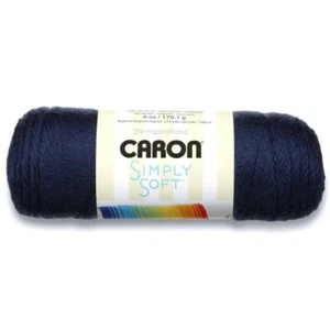 Caron Simply Suave Acrílico Aran Ovillo de Lana 170g-9711 Oscuro País Azul - Imagen 1 de 3