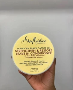 Shea Moisture Jamaican Black Castor Oil S & R Leave-In Conditioner 16 Oz / 454 g - Picture 1 of 4