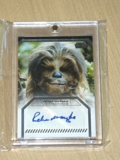 2013 Topps Star Wars Galactic Files autograph auto Peter Mayhew CHEWBACCA