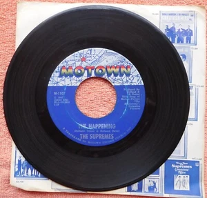 Supremes 45 RPM Record-The Happening - Imagen 1 de 2