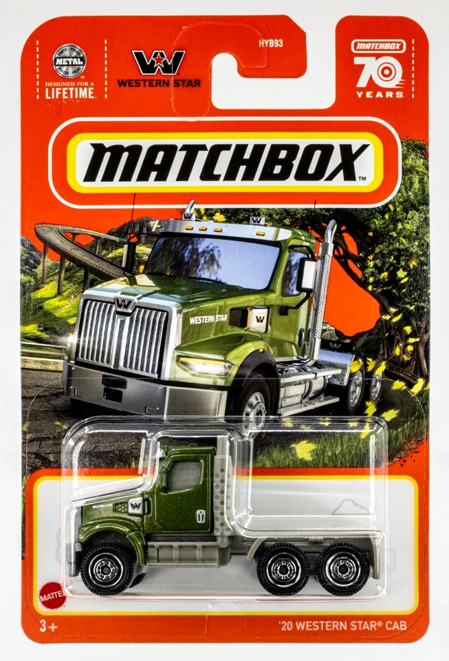 2023 Matchbox Western Star® 49x Day Cab Tractor GREEN METALLIC | FSC - Image 1 of 1