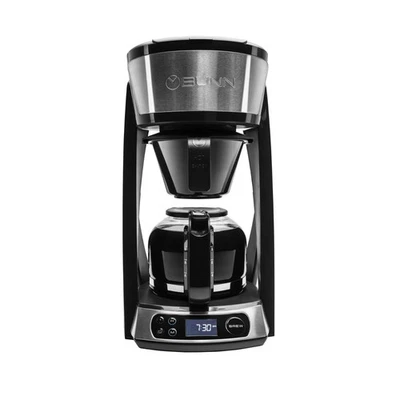BUNN HB Heat N Brew Programmable 10-Cup Coffee Maker, Black/SST, 46500.0003 - Image 1 of 4
