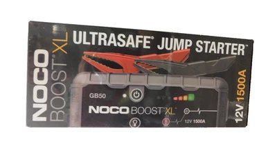 NOCO GB50 Boost 1500A Jumper Starter - 12V UltraSafe Lithium Portable Power Pack - Image 1 of 4