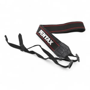 Pentax Camera Strap Carrier Strap Belt In Black Red Universal - Picture 1 of 1