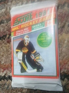 1991 Score NHL Hockey 15 Cards Pack Series 1 New In Sealed Plastic Wrapper - Picture 1 of 5