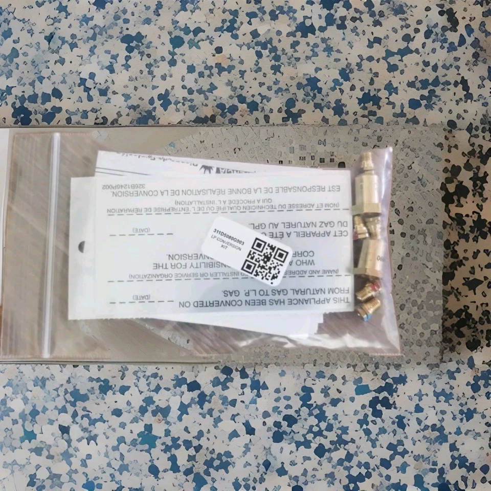 OEM GE Natural Gas to Liquid Propane (LP) Conversion KIT 311D5080G003 WB28X29962