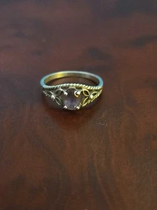 VINTAGE AVON DESIGNER RING SIGNIERT STERLINGSILBER 925 AMETHYST GRÖSSE 8 - Bild 1 von 7