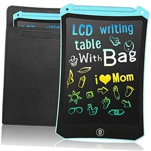 LCD Writing Tablet for Kids Doodle Board with Bag, Electronic Sketch Blue - Picture 1 of 7