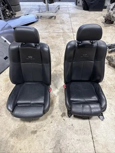 (LOCAL PICKUP ONLY) 09-10 INFINITI G37 Sedan Sport Left & Right Front Seats OEM - Picture 1 of 12