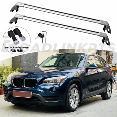 Barra transversal 2 piezas apta para BMW X1 E84 2010-2015 barra transversal techo portacargas bloqueable Foto 1 de 4