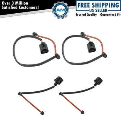 Disc Brake Pad Wear Sensor Front & Rear Kit Set of 4 for Q7 Cayenne Touareg - Image 1 of 4