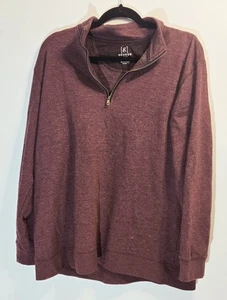 George Quarter Zip Pullover weich braun Pulli Langarm Herren XL/XG 48-46 - Bild 1 von 4