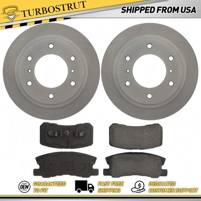 Kit Pastillas Freno Traseras y Rotores para Montero Mitsubishi 2000-2006 Foto 1 de 2