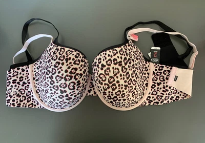 Sutiã XOXO Animal Print e preto conjunto de 2 42D - Imagem 1 de 4