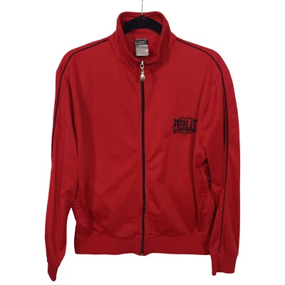 Jaqueta Everlast Masculina M Vermelha Zíper Completo Bolsos Academia Ativa Pista de Treino - Imagem 1 de 4