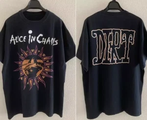 Alice in Chains DIRT Albums basic black short sleeve T-shirt - Picture 1 of 1