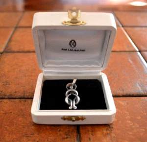 ILIAS LALAOUNIS SELTENER 1981 STERLINGSILBER GLÜCKSBRINGER ANHÄNGER IN OVP - Bild 1 von 6