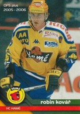 2005-06 Czech OFS plus #133 ROBIN KOVAR - HC Hame Zlin