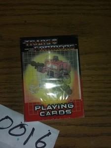 Vintage 2002 Hasbro Bicycle Brand Transformers Playing Cards 54& Holographic Box - Picture 1 of 3