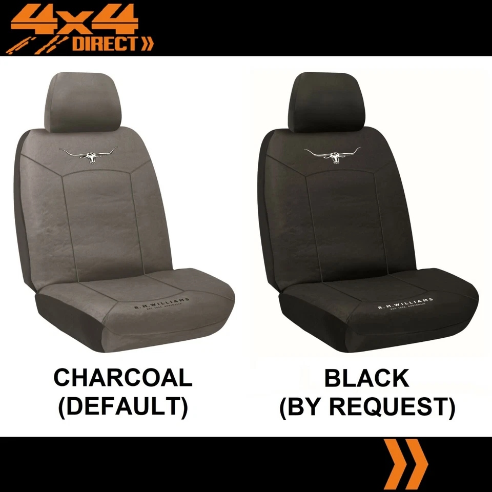 SINGLE R M WILLIAMS COTTON CANVAS SEAT COVER FOR FIAT 124 - Image 1 of 4