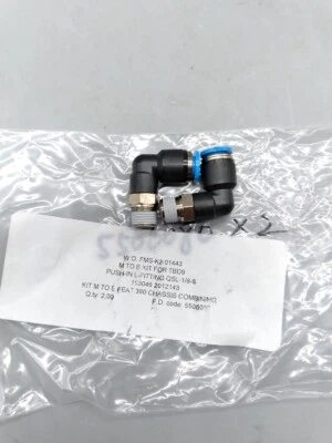 Новый Festo QSL-1/8-6 Push-In L-Fitting разъем лот из 2 - Изображение 1 из 4