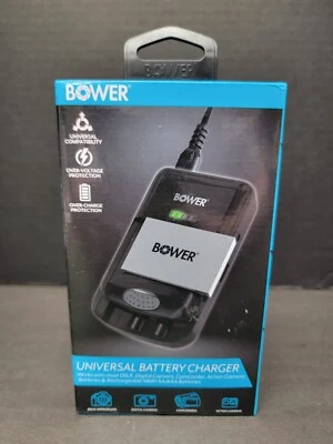 Bower Universal Battery Charger DSLR Digital Camera Camcorder Rechargeable Batt - Image 1 of 3