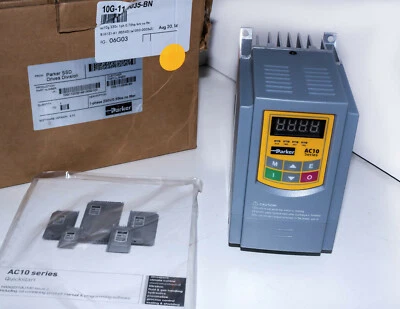 Parker AC Variable Frequency Drive AC10 Series  10G-11-0035-BN     Free Warranty - Image 1 of 4