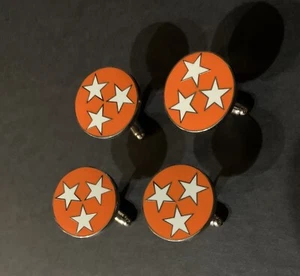 2 Pair Tennessee Cufflinks UT Volunteers Cufflinks Game Day Team Jewelry NEW!! - Picture 1 of 2