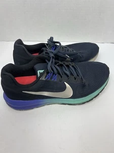 Nike Womens Air Zoom Structure 21 904701-401 Black Running Shoes Sneakers 9.5 - Picture 1 of 9