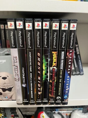 Lote Marvel+DC PS2 - Nemesis, Blade, Hulk, Fantastic 4, Ghost Rider, Superman Foto 1 de 4