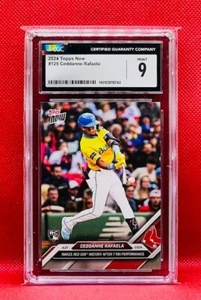 Ceddanne Rafaela - RC - 24 MLB TOPPS NOW Card 125 - Red Sox - 🔥CGC 9🔥 - Picture 1 of 2