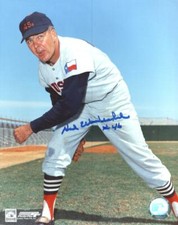 HAL WOODESHICK HOUSTON COLT 45S  SIGNED 8X10 PHOTO W/ COA
